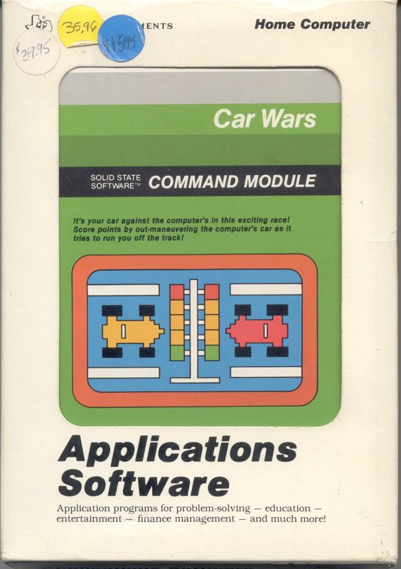 Car Wars box art for TI-99